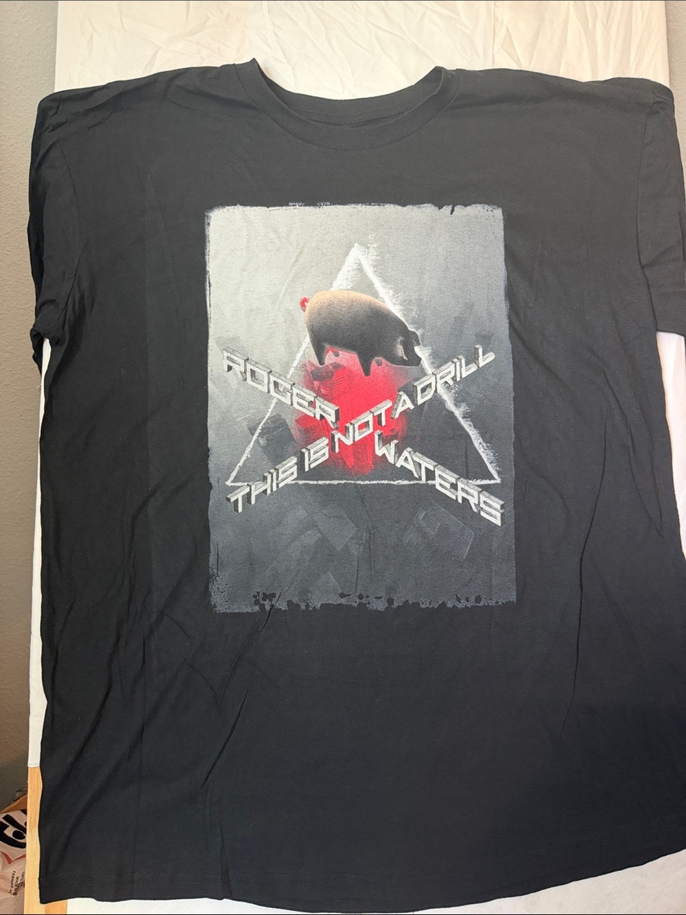 Black Graphic Tee - Roger Waters
